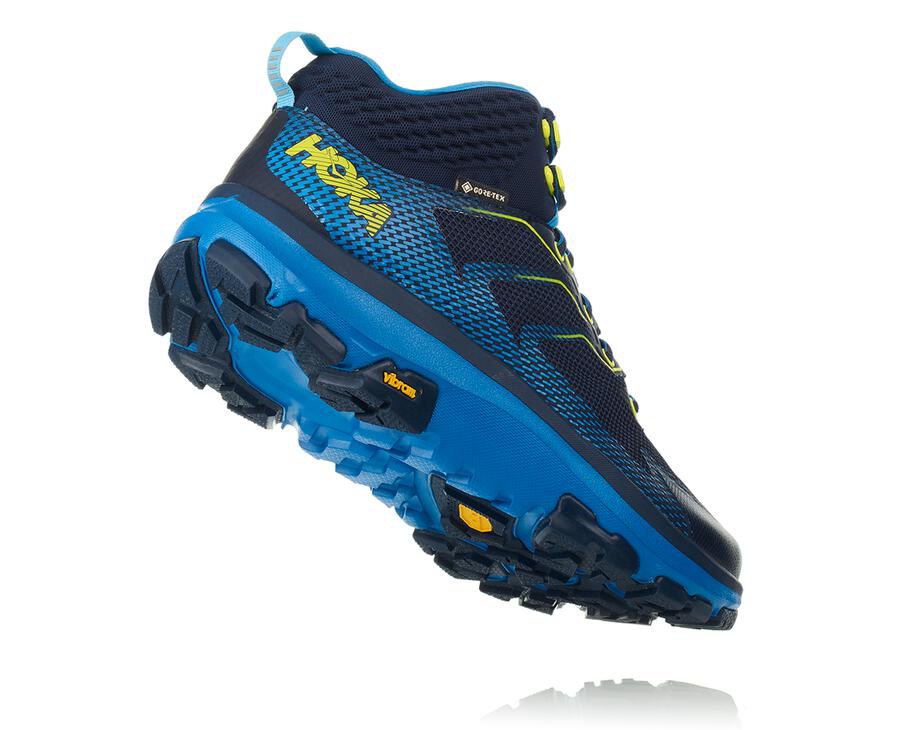 Hoka Australia One One Toa GORE-TEX - Mens Hiking Boots Navy - DRCUE-6097